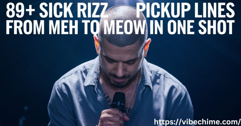 “89+ Sick Rizz Pickup Lines From Meh to Meow in One Shot