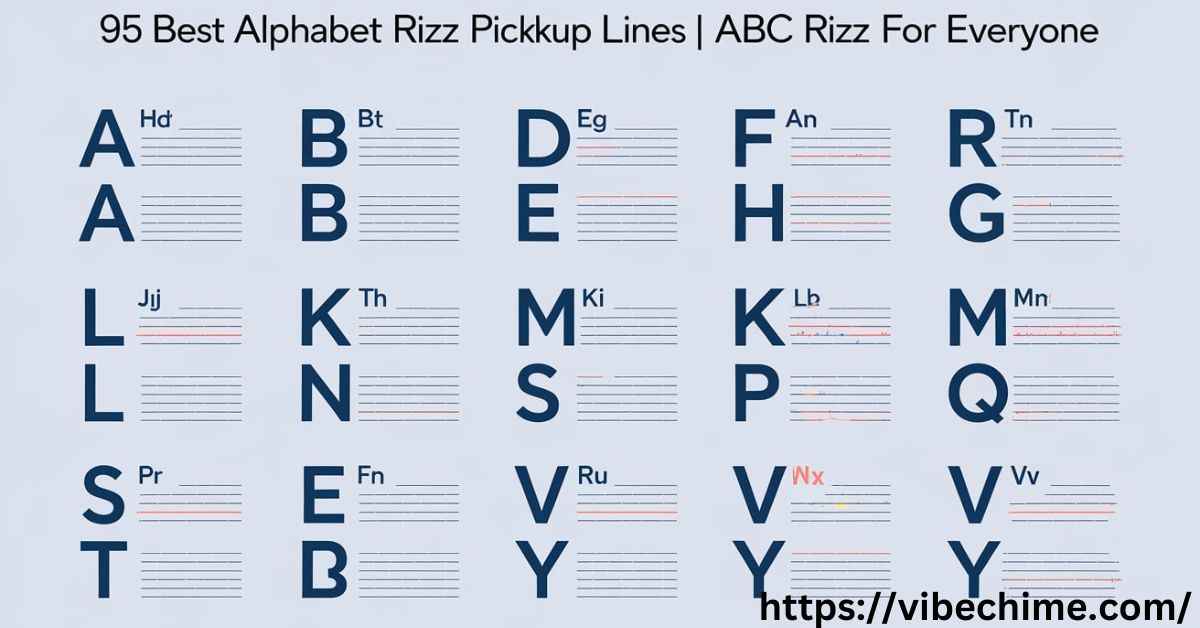 95 Best Alphabet Rizz Pickup Lines ABC Rizz For Everyone