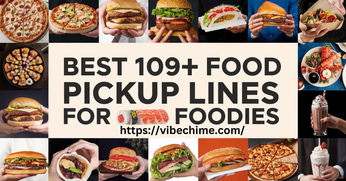 Best 109+ Food Rizz Pickup Lines for Foodies