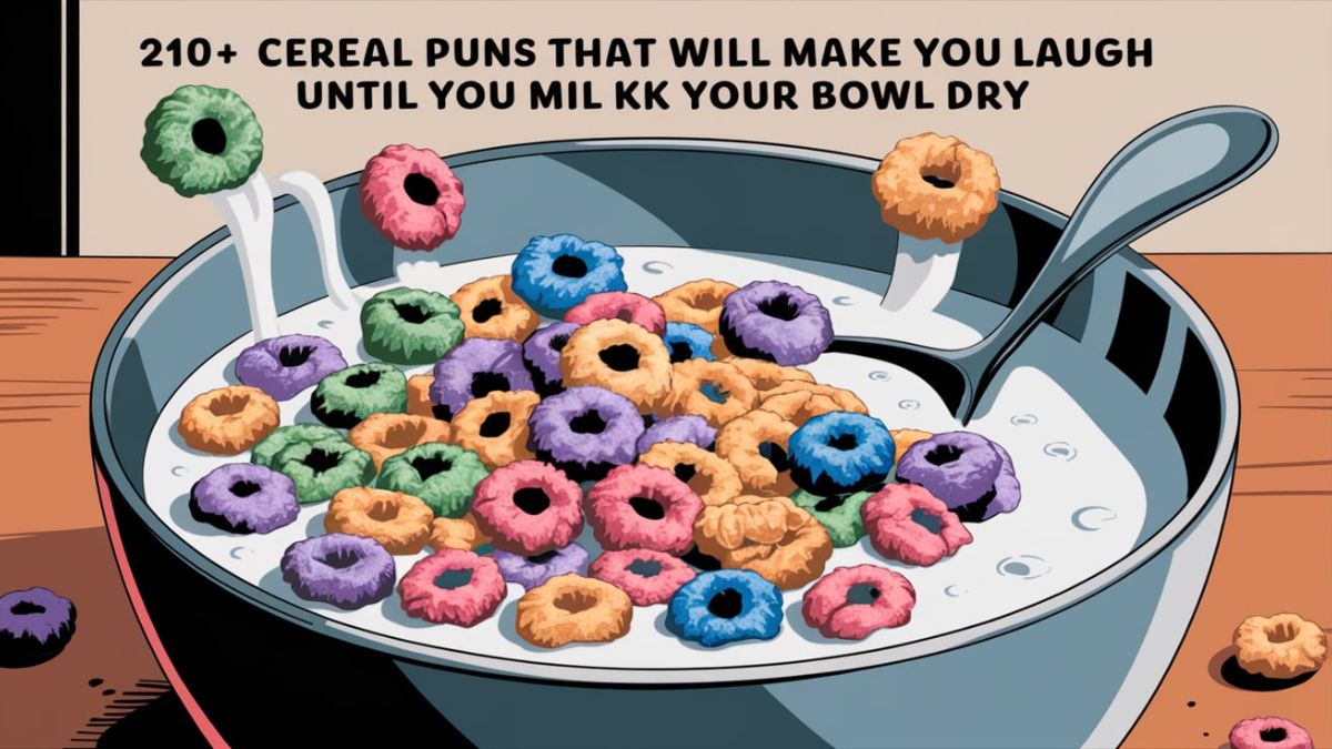 210+ Cereal Puns That Will Make You Laugh Until You Milk Your Bowl Dry