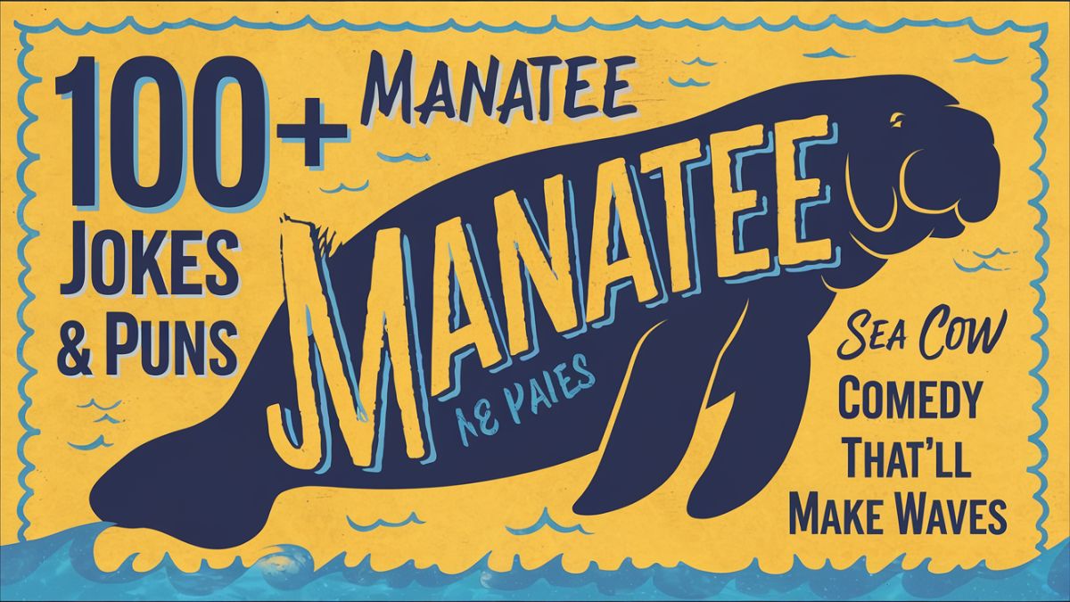 100+ Manatee Jokes & Puns: Sea Cow Comedy That’ll Make Waves