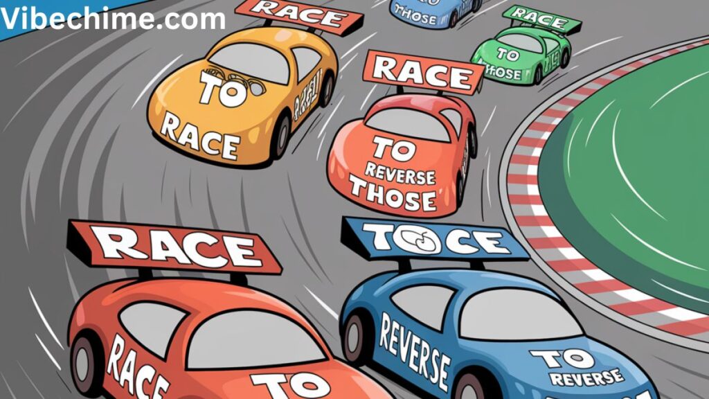  Racing to Reverse Those Car Words