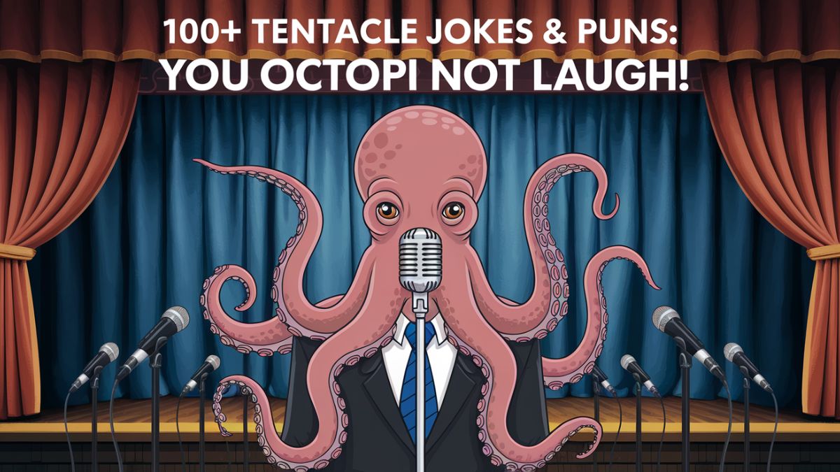 100+ Tentacle Jokes & Puns: You Octopi Not Laugh! 🐙😂