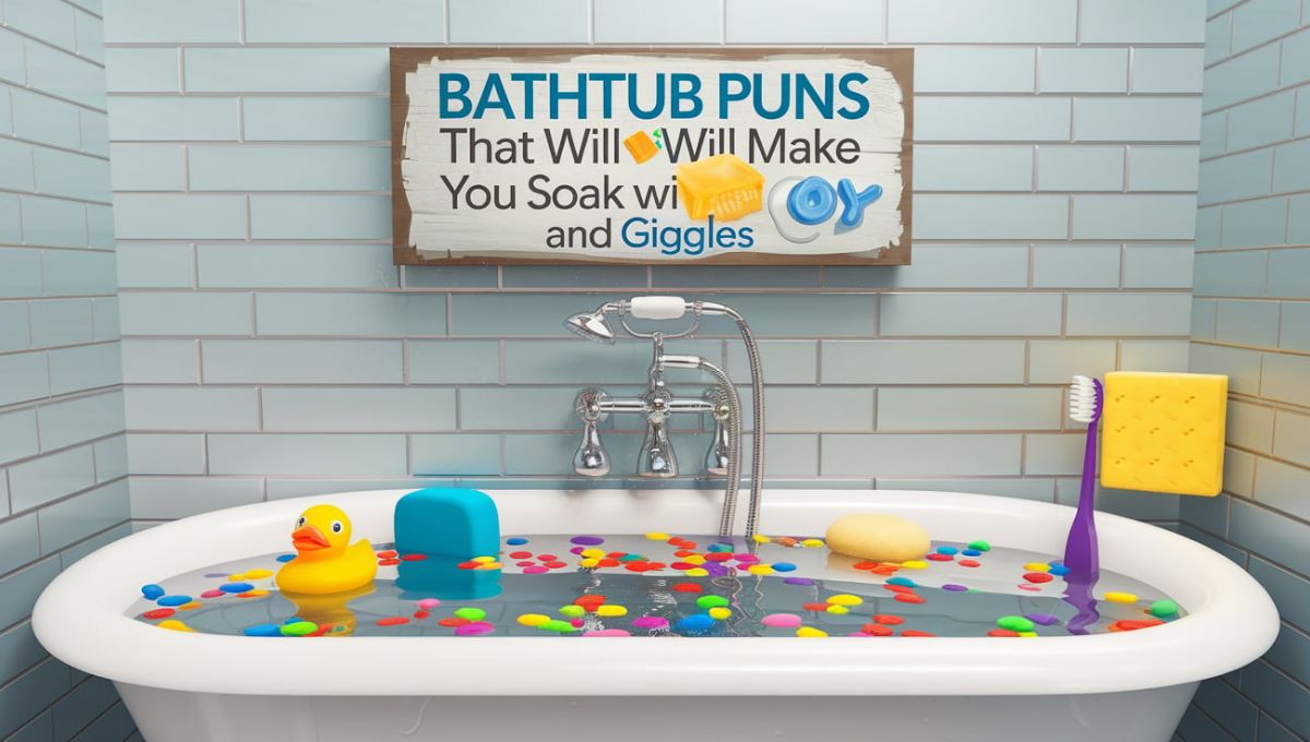 210+ Bathtub Puns That Will Make You Soak with Joy and Giggles